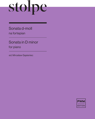 Sonata in D minor — Antoni Stolpe