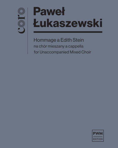 Hommage to Edith Stein — Paweł Łukaszewski