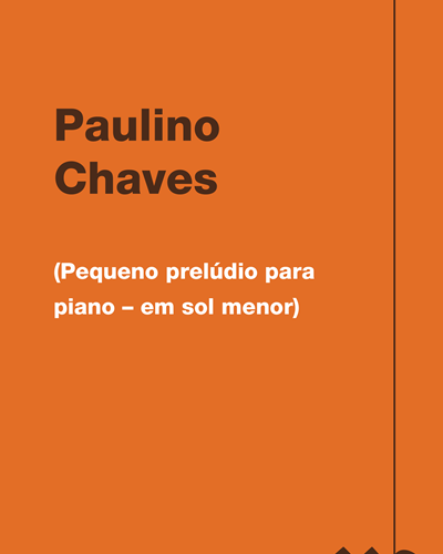 (Pequeno prelúdio para piano – em sol menor) — Paulino Chaves