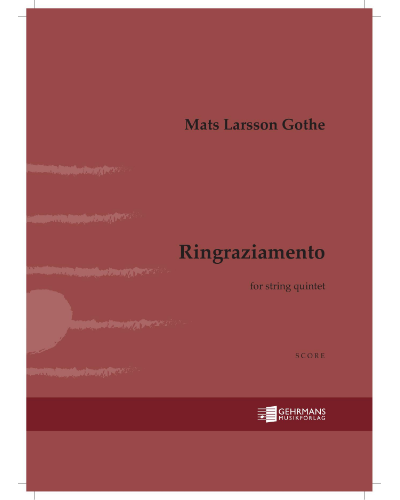 Ringraziamento — Mats Larsson Gothe