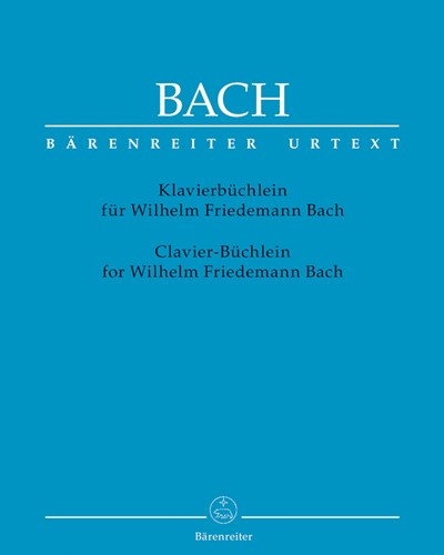 Notebook for Wilhelm Friedemann Bach — 巴赫