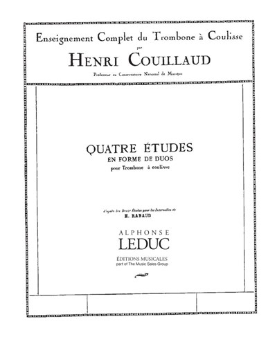 Quatre études en forme de duos — Henri Couillaud