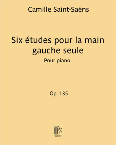 Six Études, op. 135 — Camille Saint-Saëns