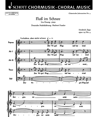 Chinesische Jahreszeiten — Friedrich Zipp