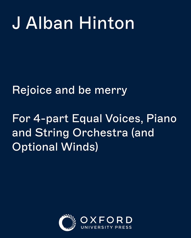 Rejoice and be merry — James E. Alban Hinton