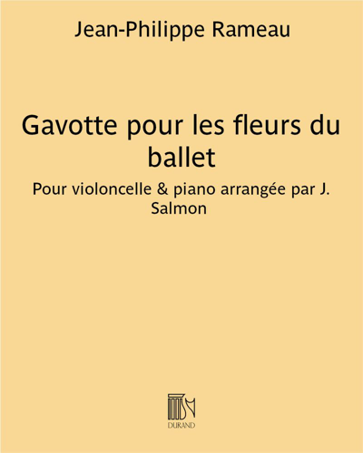 Gavotte pour les fleurs du ballet (from 'Les Indes galantes') — 拉莫