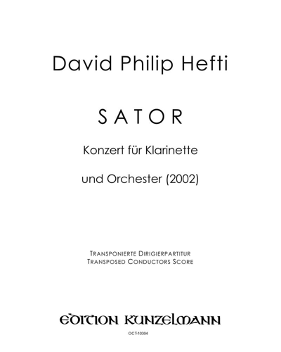 SATOR — David Philip Hefti