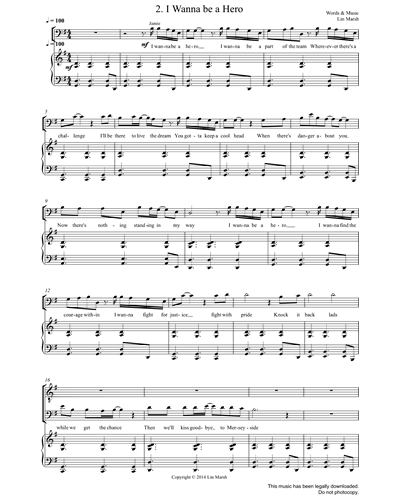 I Wanna Be A Hero (from 'Forgotten Voices') — Lin Marsh