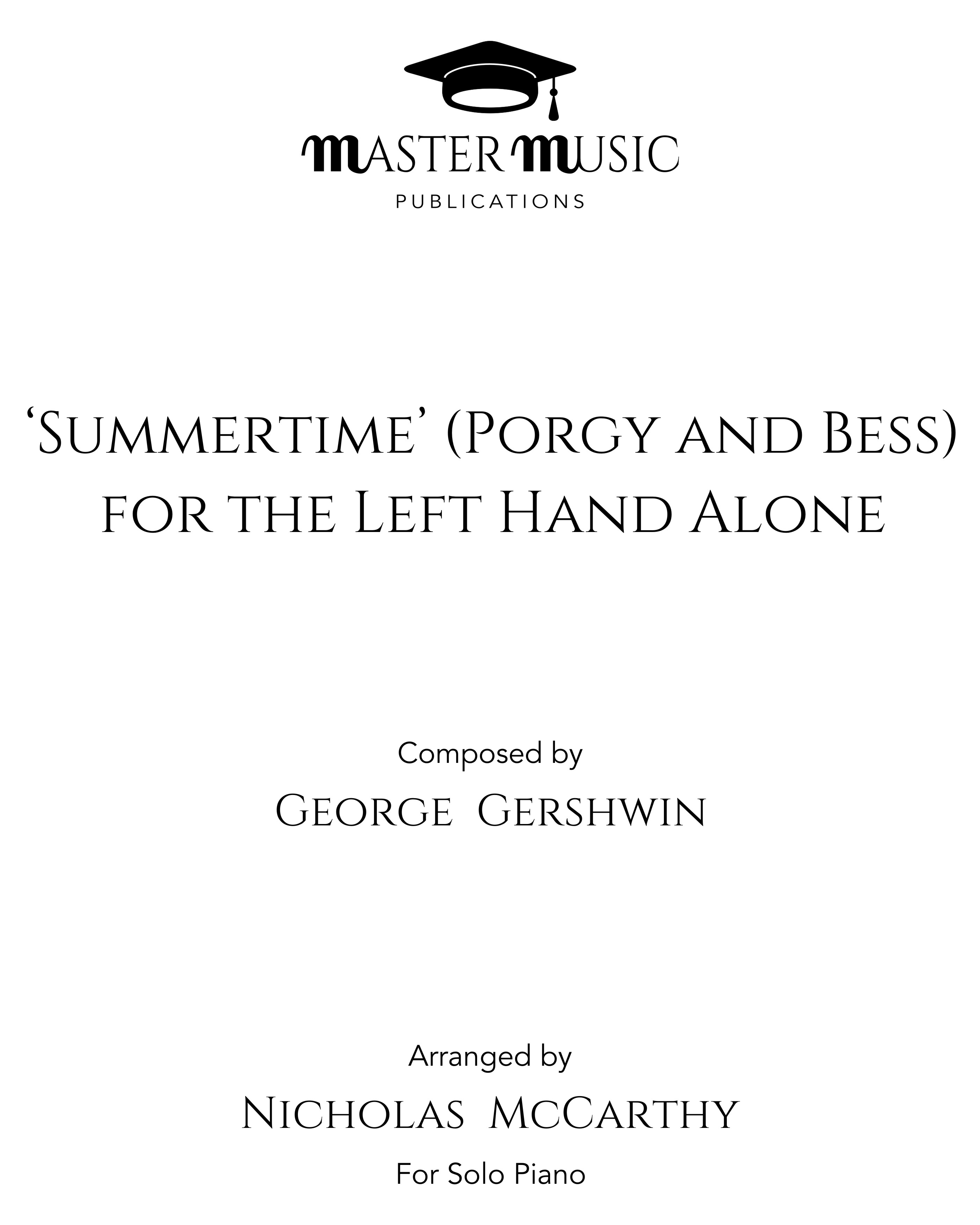 Summertime (from 'Porgy and Bess') — 格什温