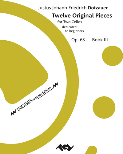 Twelve Original Pieces, op. 63 [Klingenberg Version] — 多察尔