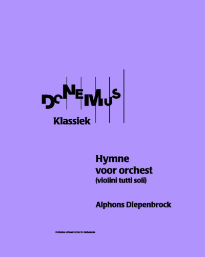 Hymn For Orchestra — Alphons Diepenbrock