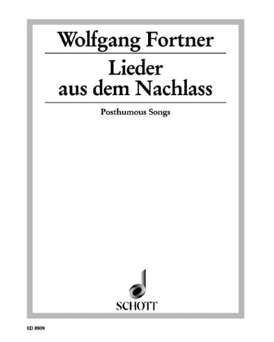 Posthumous Songs — Wolfgang Fortner