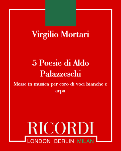 5 Poesie di Aldo Palazzeschi — Virgilio Mortari