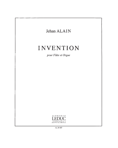 Invention (Transcription for Flute and Organ) — 热昂·阿兰
