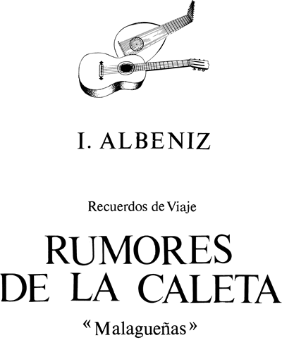 Rumores De La Caleta Malagueñas — 阿尔贝尼斯