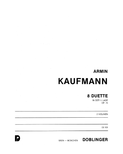 8 Duets — Armin Kaufmann