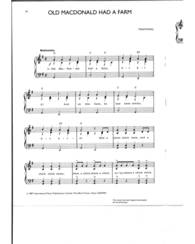 Old MacDonald — Traditional