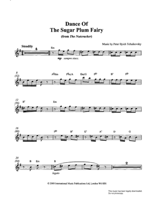 Dance of the Sugar Plum Fairy — Pyotr Ilyich Tchaikovsky