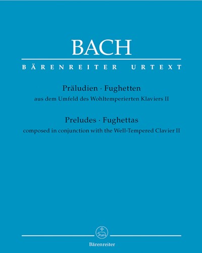 Preludes and Fughettas (Composed in Conjunction with the Well-Tempered Clavier II) — 巴赫