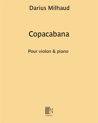 Copacabana (Extract No. 2 from 'Saudades do Brazil') — Darius Milhaud