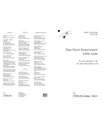Two Short Divertimenti: Little Suite — Ruth Schönthal