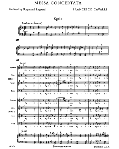 Kyrie & Gloria (from 'Messa Concertata') — 弗朗切斯科·卡瓦利