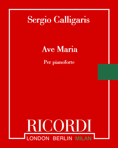 Ave Maria della Madonna del miracolo, op. 8a — Sergio Calligaris