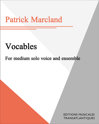 Vocables — Patrick Marcland