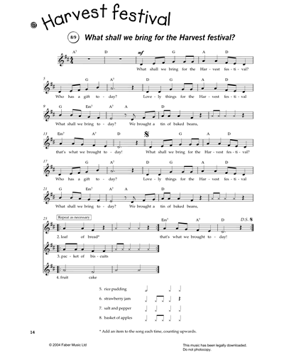 What Shall We Bring For The Harvest Festival? — Lin Marsh