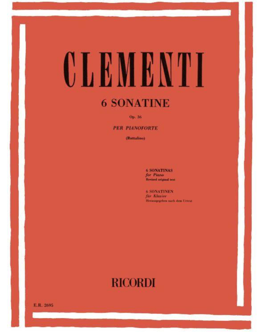 6 Sonatine, op. 36 [Revisione di Piero Rattalino] — Muzio Clementi