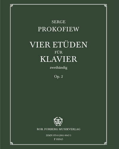 Four Etudes, op. 2 — 普罗科菲耶夫