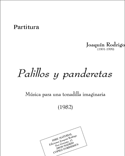Palillos y panderetas — 罗德里戈