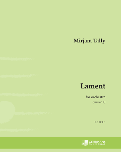 Lament (version B) — Mirjam Tally