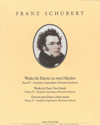 Complete Piano Works, Vol. 4: Fantasies, Impromptus, Moments musicaux — 舒伯特