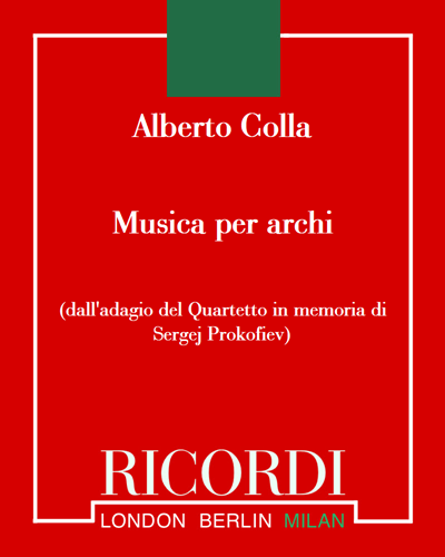 Musica per archi — Alberto Colla