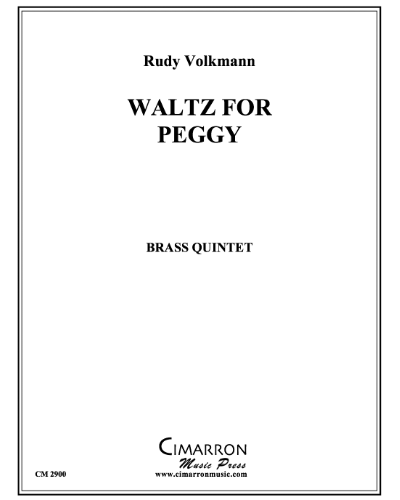 Waltz for Peggy — Rudy Volkmann