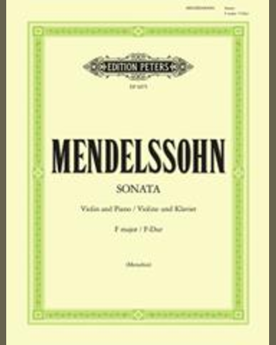 Sonata in F — Arnold Mendelssohn