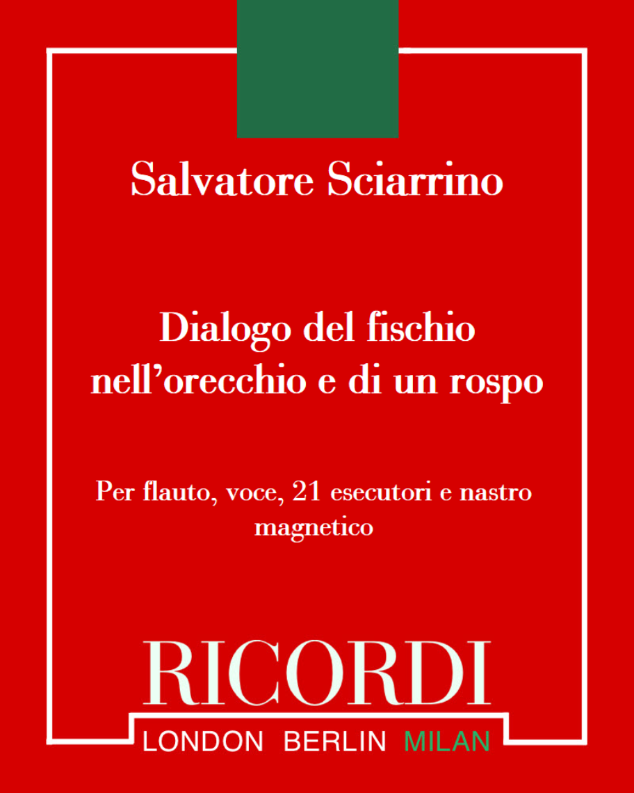 Dialogo del fischio nell'orecchio e di un rospo — Stefano Gervasoni