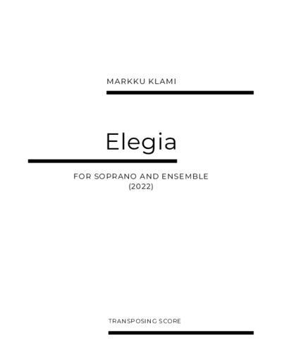 Elegia — Markku Klami