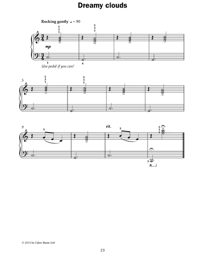 Dreamy Clouds (from 'Improve Your Sight-Reading! A Piece a Week Piano Grade 1') — 佚名