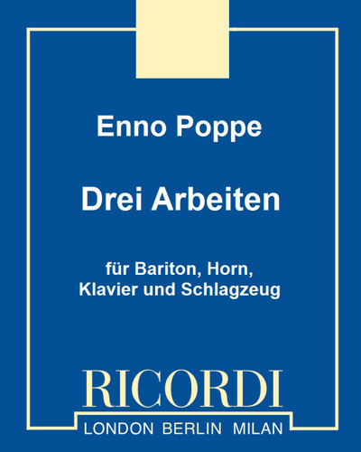 Drei Arbeiten — Enno Poppe