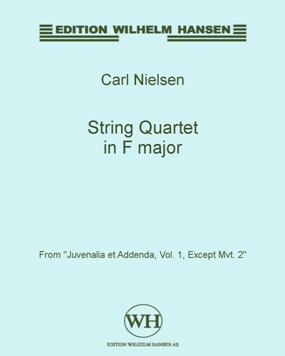 String Quartet in F major, op. 3k — 尼尔森