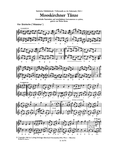 Volksmusik aus der Steiermark, Vol. 2 — Walter Kainz