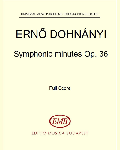 Symphonic Minutes, op. 36 — Ernst von Dohnányi