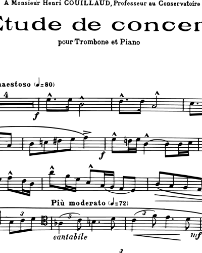 Étude de concert, op. 79 — Henri Büsser