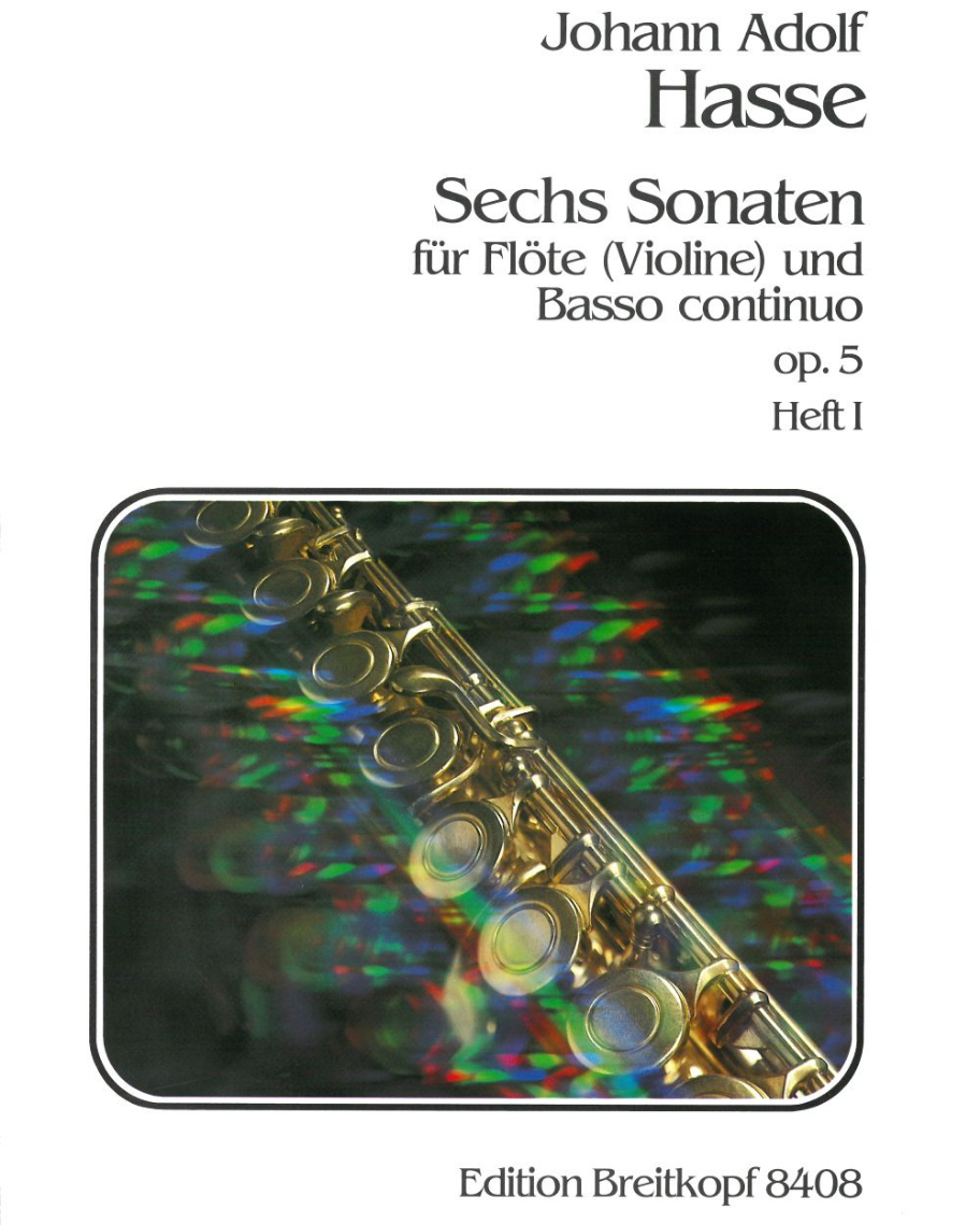 Six Sonatas, op. 5 - Book I — Johann Adolph Hasse