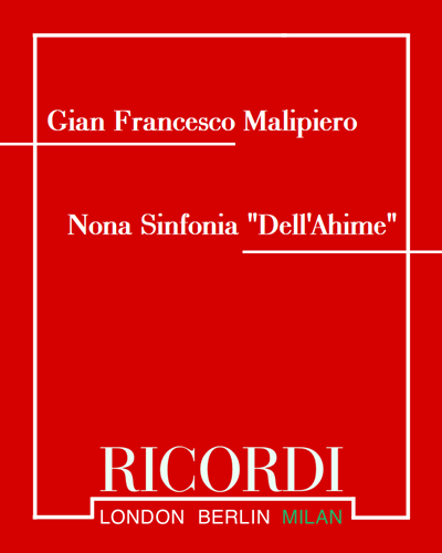 Symphony No. 9 'Dell'Ahime' — 马利皮耶罗