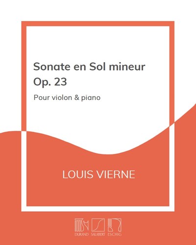 Sonata in G minor for Violin and Piano, op. 23 — 维埃纳