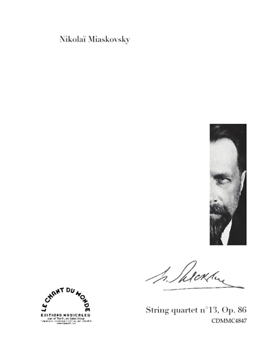 String Quartet No. 13, op. 86 — 米亚斯科夫斯基