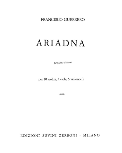 Ariadna — Francisco Guerrero